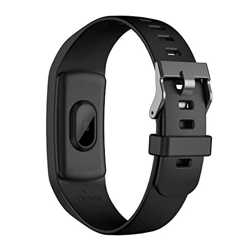 Kanzd Smart Watch Sports Fitness Activity Heart Rate Tracker Blood Pressure Stopwatch (Black)