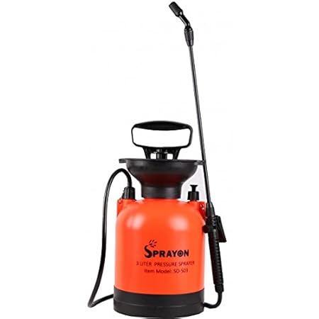 Sprayon Garden Pressure Sprayer (3 Liter) -Water Sprayer for Garden- Features Leak Proof, Lightweight, Unbreakable Body