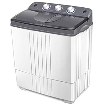 Costway Mini Portable Compact Twin Tub 16Lbs Washing