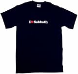 I Heart Love Sabbath Men's Tee Shirt 3XL-Black