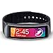 Samsung Galaxy Gear Fit SM-R350 Smartwatch Tracker - Retail Packaging - Charcoal Black