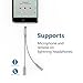 iPhone 7 Adapter, iPhone 7 Splitter, Compatible iOS 10.3 or Later, Wofalodata Dual Lightning Headphone Audio & Charge Adapter for iPhone 7/7 Plus (Silver)