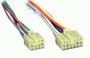 Amazon.com: Reverse Wiring Harness for 1987-2007 Toyota ... 99 toyota camry stereo wiring color 