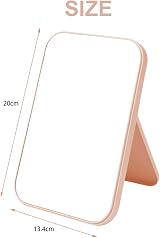 OSDUE Foldable Makeup Mirror 20x13.4 cm Portable Desk Vanity Mirror view 2