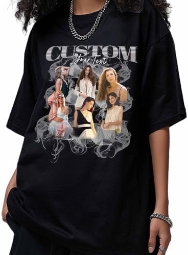Men Vintage Geisha Graphic T-Shirt Japanese Harajuku Y2K Anime