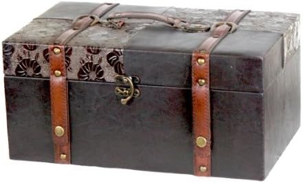 Leather Trunk, Designer Treasure Chest (Prince, Large)