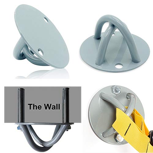 CCTRO Ceiling Anchor, Wall Mount Bracket X Mounts Anchor for Suspension Straps Resistance Trainer Olympic Rings Fitness Training Yoga Swing Battle Rop - Thumbnail 3