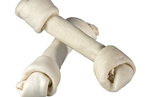 TheLittleThingsThatCount Premium 12 Inch Natural Rawhide Knotted Bones Chews Treats for Large Dogs R - //medicalbooks.filipinodoctors.org