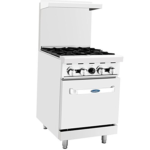 CookRite Natural Gas Range 24" 4 Burner Hotplates With Standard Oven - 124,000 BTU