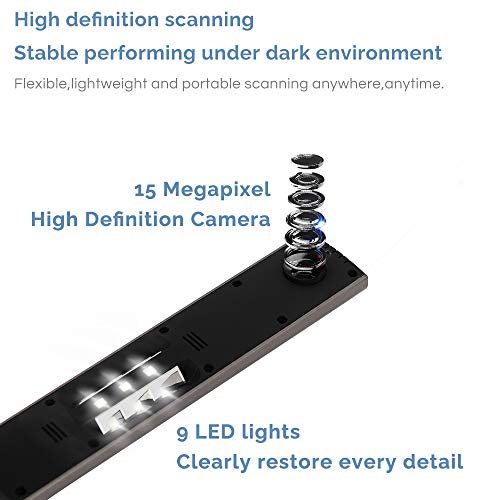 iCODIS X7 Book & Document Scanner, 15MP High Definition Portable