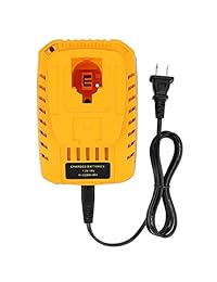 YABELLE DC9310 - Cargador de batería para Dewalt (7,2 V-18 V, NiCad, batería NiMh, DC9096, DC9098, DC9099, DC9091, DC9071, DW9057, DE9057)