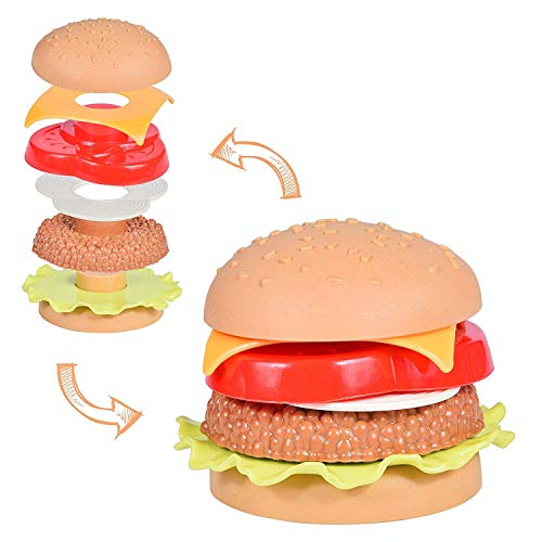 image for FUN LITTLE TOYS 40 PCs Play Food Toys, Pretend Play Kitchen Set Cuttin