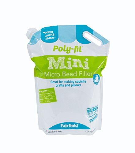 Fairfield Poly-Fil Micro Beads, 8 L, White