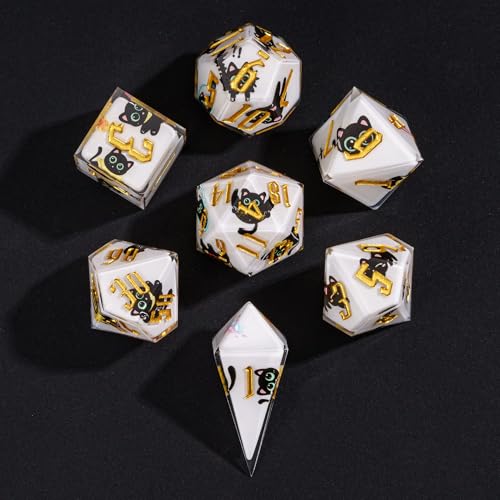 White W/Black Cat Stickers