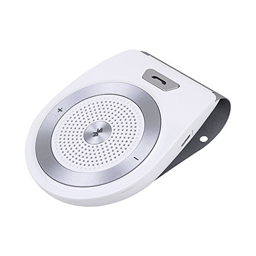 Car Speakerphone YETOR Bluetooth Handsfree Car Kit Sun Visor Multipoint Wireless Connection A2DP Streaming for Samsung, HTC, LG, Android Phones&Table - Thumbnail 6