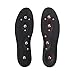 GAOAG Acupressure Massage Insoles Foot Magnet Therapy Reflexology Pain Relief Shoe Insoles … (Black, US Men(8.5-11) Women(9.5-12) …)