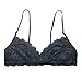 Coobie Lace Bralette (Small, Charcoal)