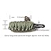 CAMPSNAIL Emergency Survival Kit Grenade - 20 Accessories First Aid Kit Survival Wrapped in 550 lb Paracord Survival Grenade for Emergencies (Army Green)