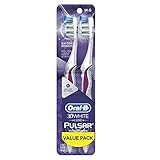 Oral-B Pulsar 3d White Advanced Vivid Soft Toothbrush Twin Pack (Colors May Vary)