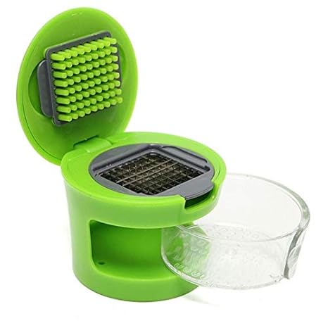 Compra El ajo rallador de acero inoxidable portátil ABS prensa de ...