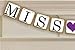 Akak Store MISS TO MRS Vintage Wedding Bunting Banner,Bridal Shower and Bachelorette Party Decorations and Photo Props with FREE 8ft Rope(Purple Heart)