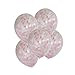 FindFun 12'' Pink Confetti Balloons for Girl Baby Shower Party Decoration (Pack of 15) (Pink)