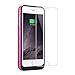 iPhone 6S Plus / 6 Plus (not for iPhone 6 / 6s) Battery Case Charger [Extra Bonus-Tempered Glass Screen Protector], 6800mAh External Battery Backup Protective Charger Case (Pink)