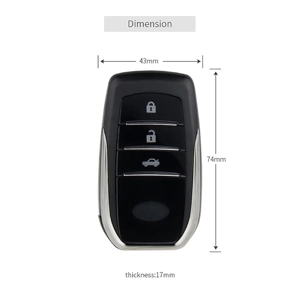 EASYGUARD EC002-T2-NS PKE CAR ALARM SYSTEM PROXIMITY SENSOR LOCK UNLOCK REMOTE ENGINE START PUSH START BUTTON NFC LOCK AND UNLOCK VIBRATION ALARM DC12V