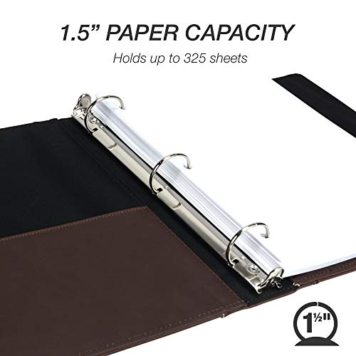 Samsill Vintage Hardback Book Binder, Professional Binder Organizer