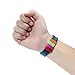 Techion 20Pcs Protective Silicone Fastener Rings Holder for Fitbit Flex/Fitbit Alta/Garmin Vivofit/Samsung Gear fit Wristband/Fitbit Charge Wristband, Mixed-Color Medium