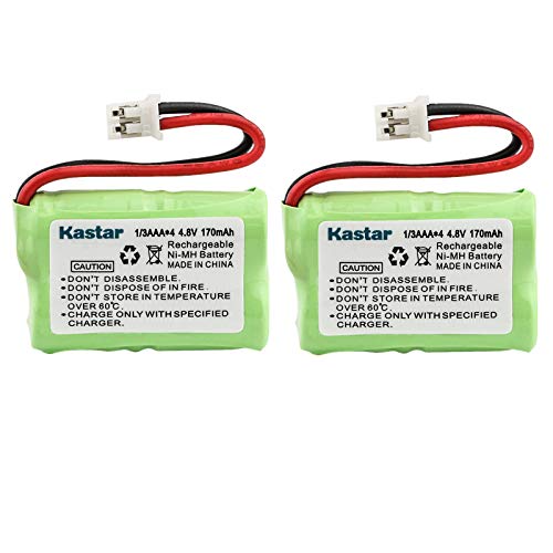 Kastar 2-Pack 4.8V 170mAh Ni-MH Rechargeable