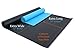 Rolling Sands 84 Inch by 36 Inch Extra Wide, Extra Long, Extra Thick Black Yoga Pilates Mat