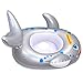 R HORSE Shark Shaped Baby Swimming Pool Float Cartoon Inflatable Fish Swimming Ring for Kids Toddles Aged 9-36 Months