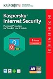 Kaspersky Internet Security 2017 | 1 Device | 1 Year | Download [Online Code]