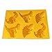 X-Haibei Dinosaur Silicone Mold Set - 6-Cavity Dino Mold for Soap, Bath Bombs, Candle Wax, Plaster & Ice Cubes (2oz per Cavity)