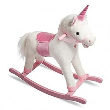 unicorn wooden rocking horse