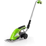 2017 Version SereneLife Hedge Trimmer | Cordless Hedge Trimmer | Push Grass Cutter Shears W/ 3.6V Rechargeable Batteries | Electric Hedge Shrubber Trimmer | Height Adjustable | Changeable Blade