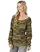 Alternative Women's Maniac Printed Eco-Fleece Sweatshirt, Camo, Medium