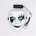 Circle Circle El Wire Glowing LED Halloween Masks (Sky Blue)