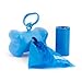 Bags on Board Dog Waste Bag Bone Dispenser with 30 Refill Bags, Blue Bags