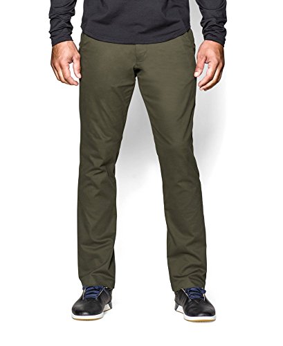 Under Armour Men's UA Performance Chino - Tapered Leg Waist/Length 34/32 Marine OD Green