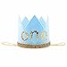 iMagitek Baby Prince Birthday Crown Tiara Headbands, Baby Boys First Birthday Party Hairband Hat