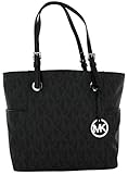 Michael Kors Womens Jet Set E/W Signature Print Tote Handbag