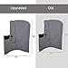 Miracu Heavyweight Balaclava Windproof Ski Face Mask, Women and Men Soft Fleece Winter Hat/Hood for Outdoor Sports, One-Size, Gray & Black