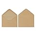 Juvale 100 Pack Brown Kraft Grocery Bag Paper A4 Envelopes for 4 x 6 Greeting Cards and Invitation Announcements - Value Pack Envelopes - 4.2 x 6.2 Inches - 100 Count