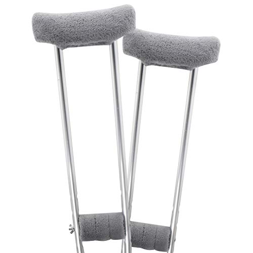TOMMHANES AMISGUOER Crutch Underarm Pads Crutch Pad Crutch Hand Grip Covers Crutch Cover Washable OneSize (2 Armpit, 2 Hand Cushion) (CP06G) - Thumbnail 7