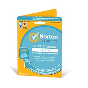 Antivirus Norton Security Deluxe 3-Devices 1 Year – antivirus inbegrepen – Windows, Mac, Android, iOs