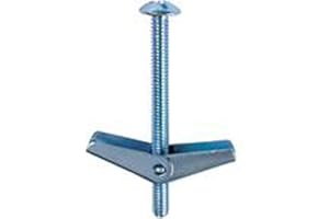 L.H. Dottie TBC83 Toggle Bolt, Mushroom Head, 1/8-Inch Diameter by 3-Inch Length, Zinc Plated, 50-Pack