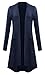 Long Cardigan with Pocket Long Sleeves for Women 5X-Large Navy