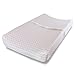 Baby Changing Pad Covers for Girls - 2 Pack - Ultra Soft Jersey Knit Cotton (Pink, White, Chevron and dots) Baby Changing Pad Cover by Ziggy Baby